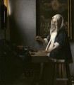 Frau mit Waage Barock Johannes Vermeer
